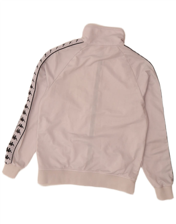 Женский спортивный костюм Kappa с графическим рисунком, верхняя куртка UK 18 XL, белый полиэстер