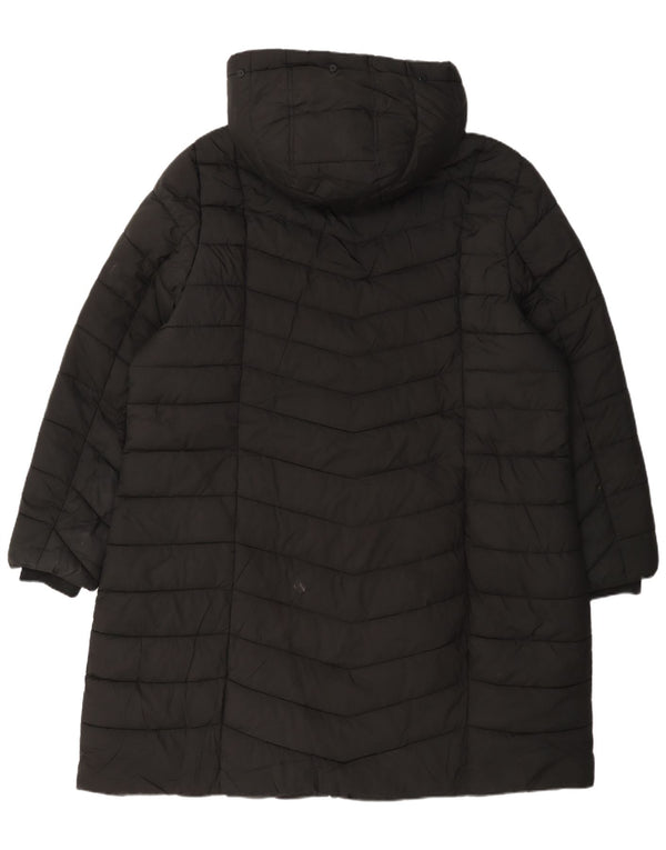 Женское пуховое пальто с капюшоном M&Co UK 22 3XL, черный