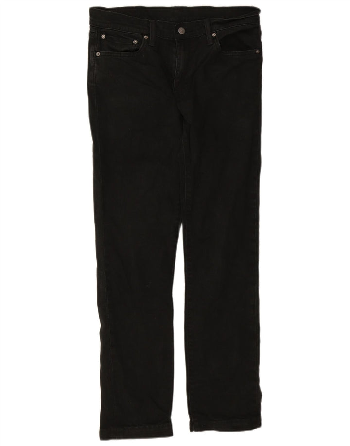 Мужские джинсы Levi's Slim 511 W32 L30, черный хлопок
