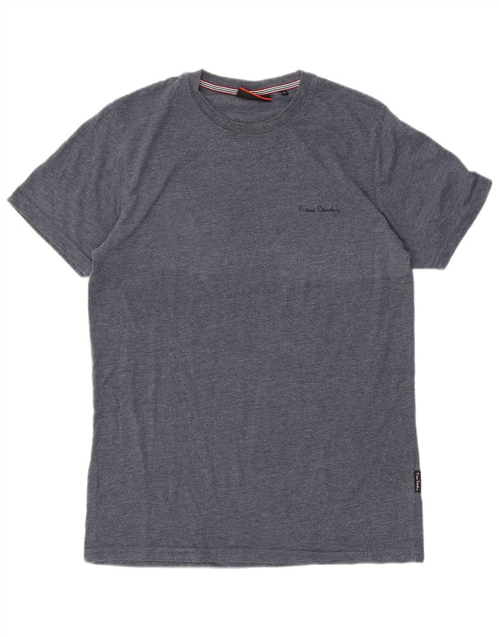 Мужская футболка Pierre Cardin, маленькая, темно-синяя, хлопковая