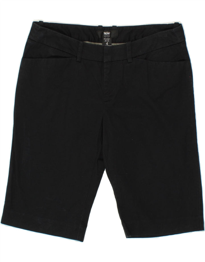 MOSSIMO Womens Casual Shorts US 4 Small W30 Black Cotton Vintage Mossimo and Second-Hand Mossimo from Messina Hembry 