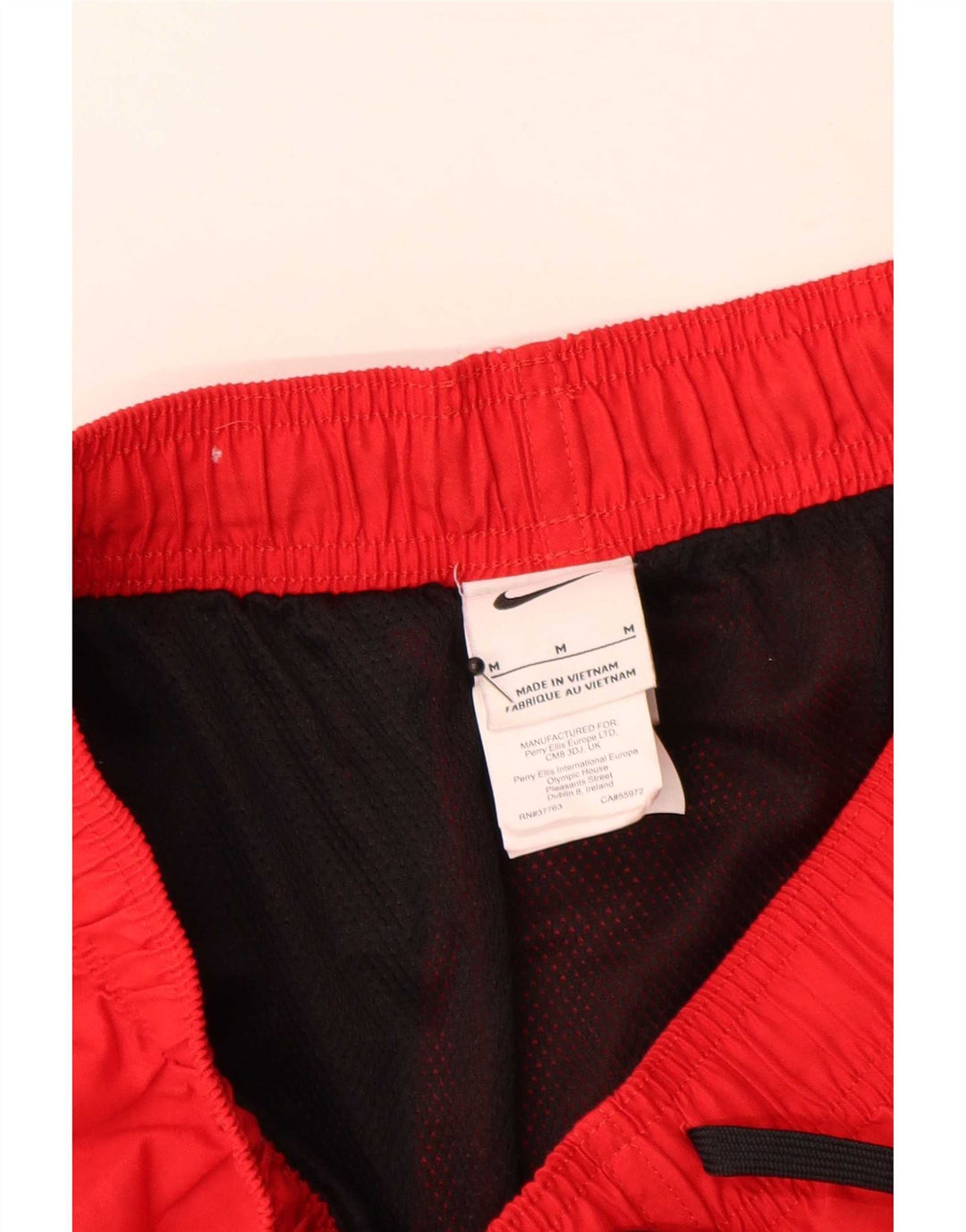 Мужские шорты для плавания Nike с рисунком, средний красный полиэстер