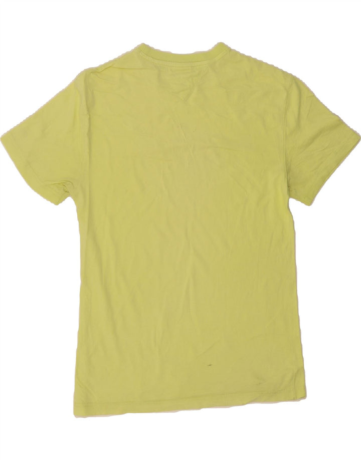 TOMMY HILFIGER Mens T-Shirt Top Small Yellow Vintage Tommy Hilfiger and Second-Hand Tommy Hilfiger from Messina Hembry 