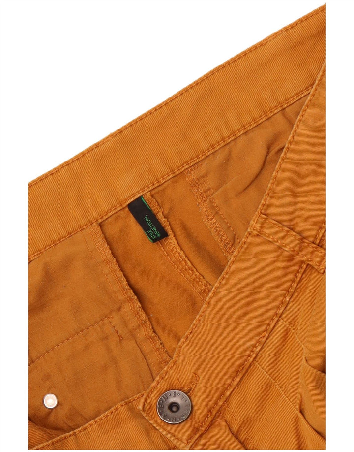 Женские брюки чинос Benetton W34 L29 Оранжевые