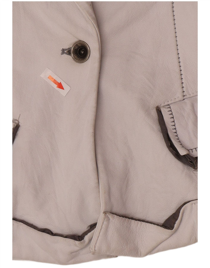 Женский пиджак Victory на 1 пуговице IT 44 Medium Off White Classic