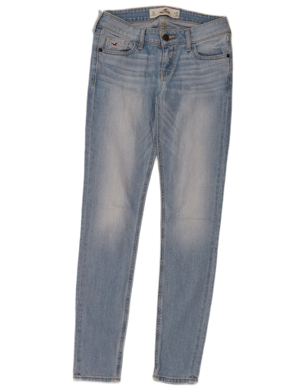 Женские джинсы скинни HOLLISTER US 1 XS W25 L29, синий хлопок