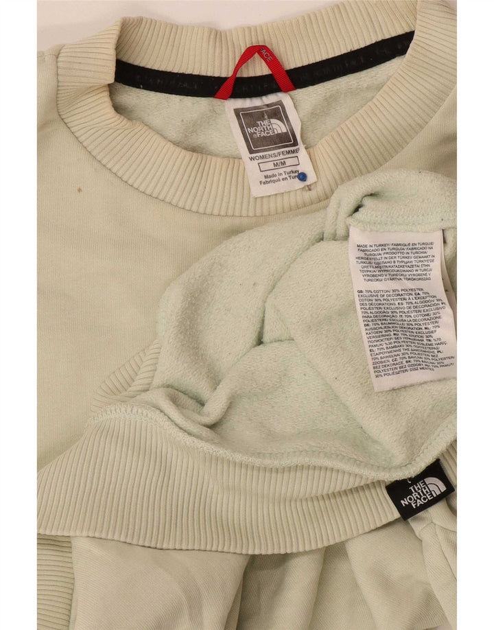 Женский свитер-свитшот The North Face, Великобритания 14, средний цвет, белый хлопок