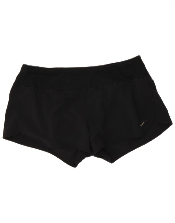 Женские спортивные шорты Nike Dri Fit UK 14, средний черный полиэстер