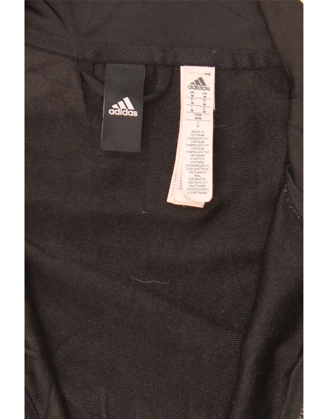 Мужской спортивный костюм ADIDAS, верхняя куртка, средний черный, полиэстер