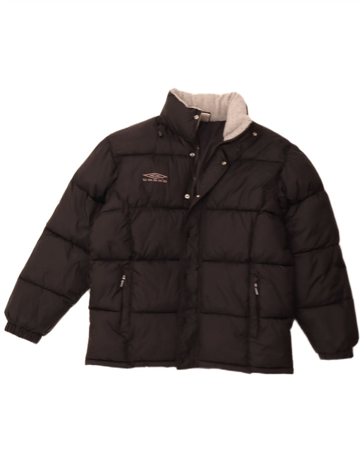 Мужская стеганая куртка Umbro UK 38, средний черный нейлон