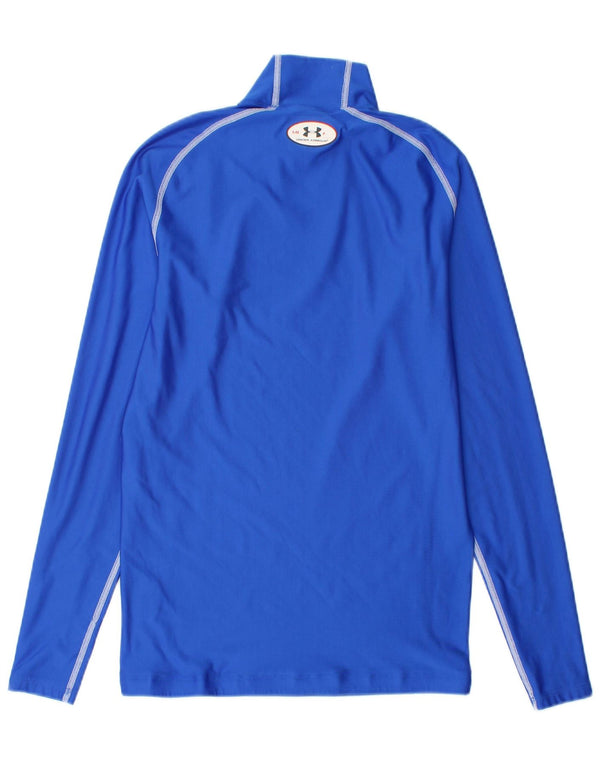Мужской топ Cold Gear с длинными рукавами UNDER ARMOR, большой синий полиэстер