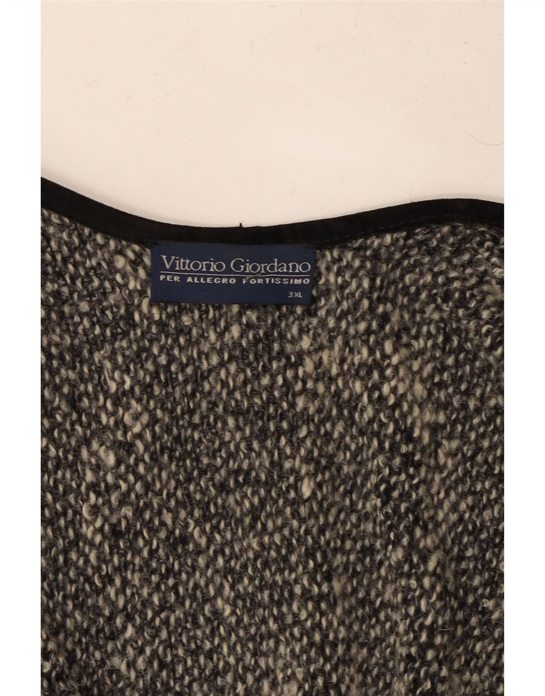 Винтажный женский свитер-пончо-кардиган, Великобритания, 22, 3XL, серый