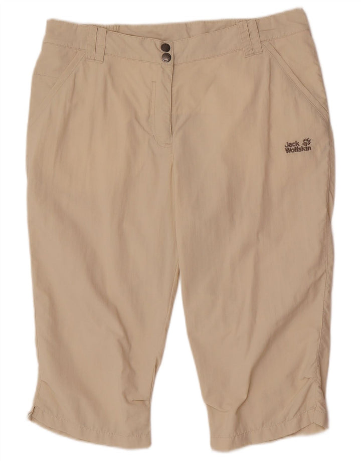 Женские шорты чинос Jack Wolfskin UK 12 Medium W32 Бежевый полиамид