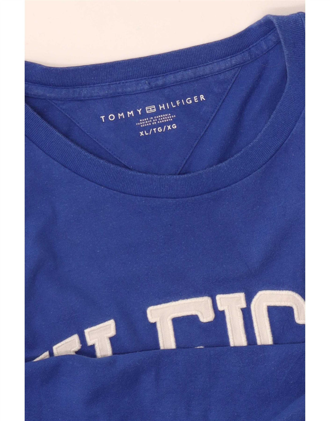 Tommy Hilfiger Мужская футболка с рисунком Top XL Синий