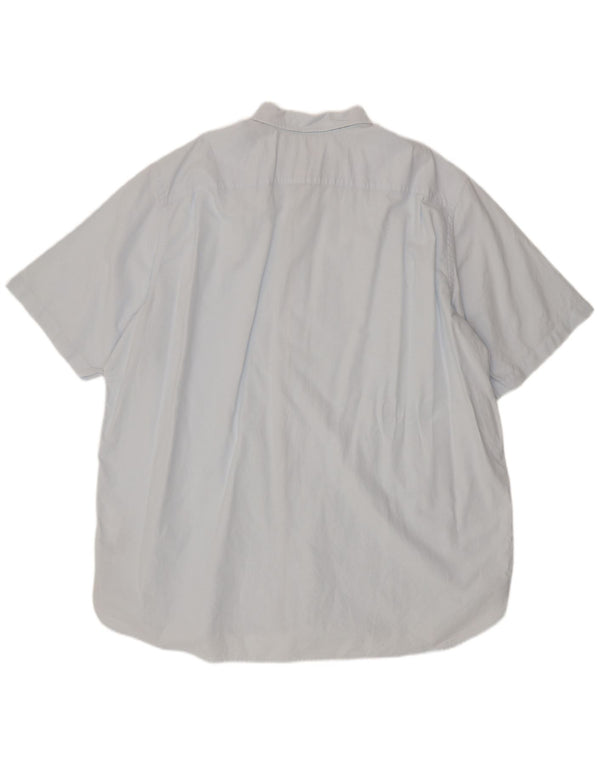 Мужская рубашка с коротким рукавом Tommy Hilfiger 3XL, синяя, хлопок