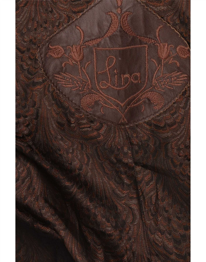 Винтажное женское пальто UK 18 XL Коричневое