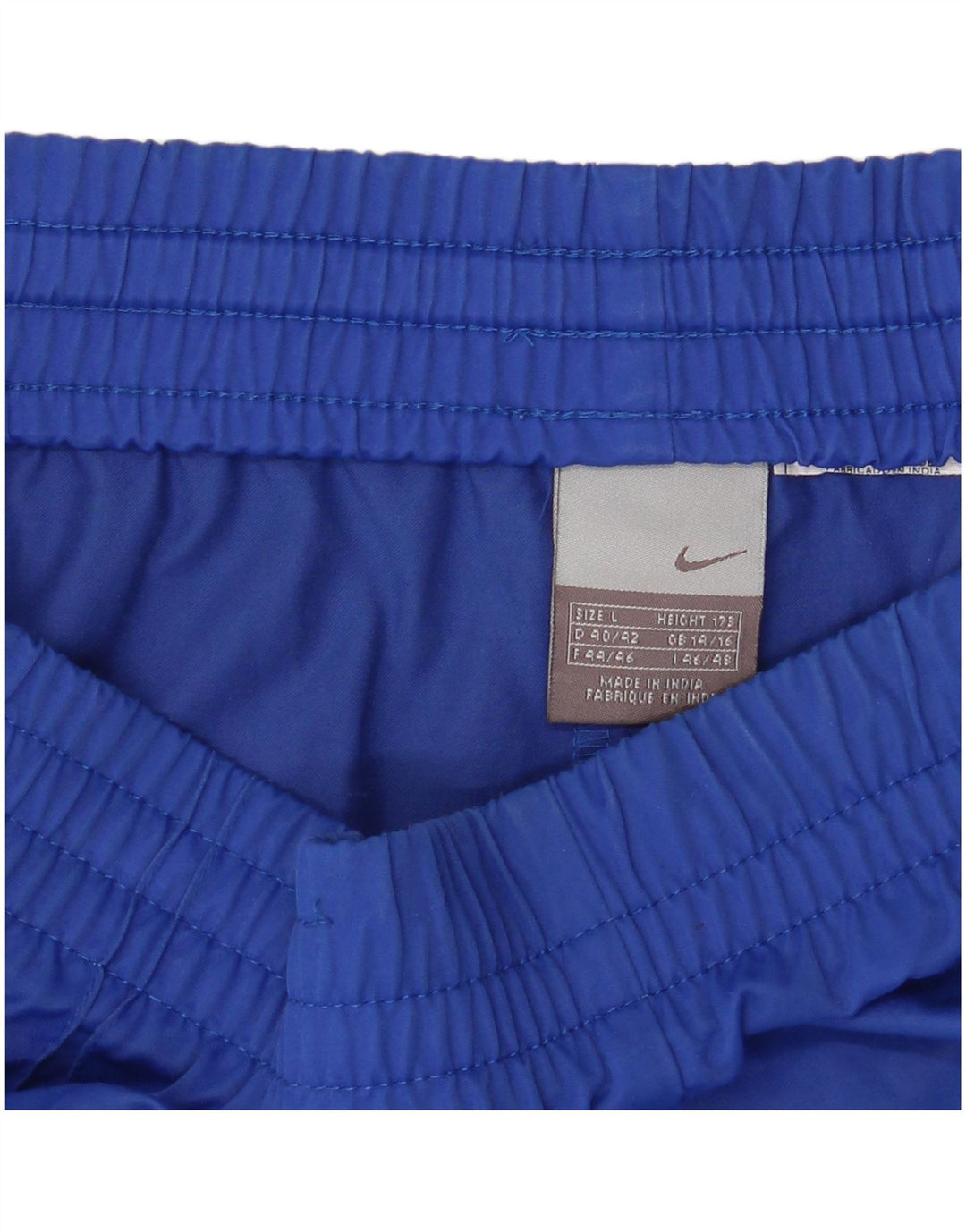 NIKE Womens Sport Shorts UK 14/16 Large  Blue
