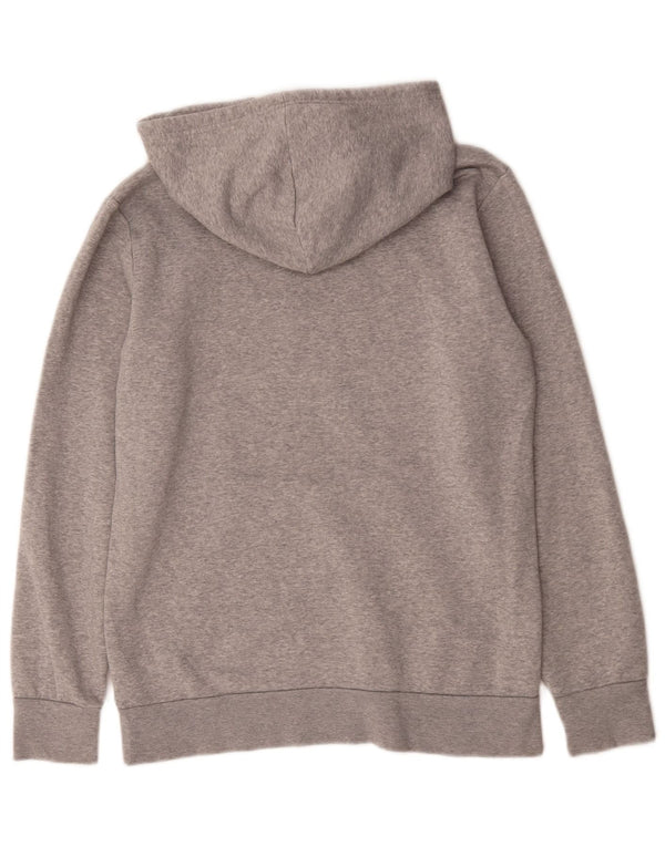 Мужской джемпер с капюшоном Adidas с рисунком, средний серый хлопок с крапинками