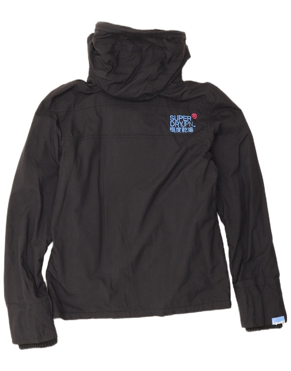 Женская ветровка с графическим рисунком Superdry UK 10, маленькая черная