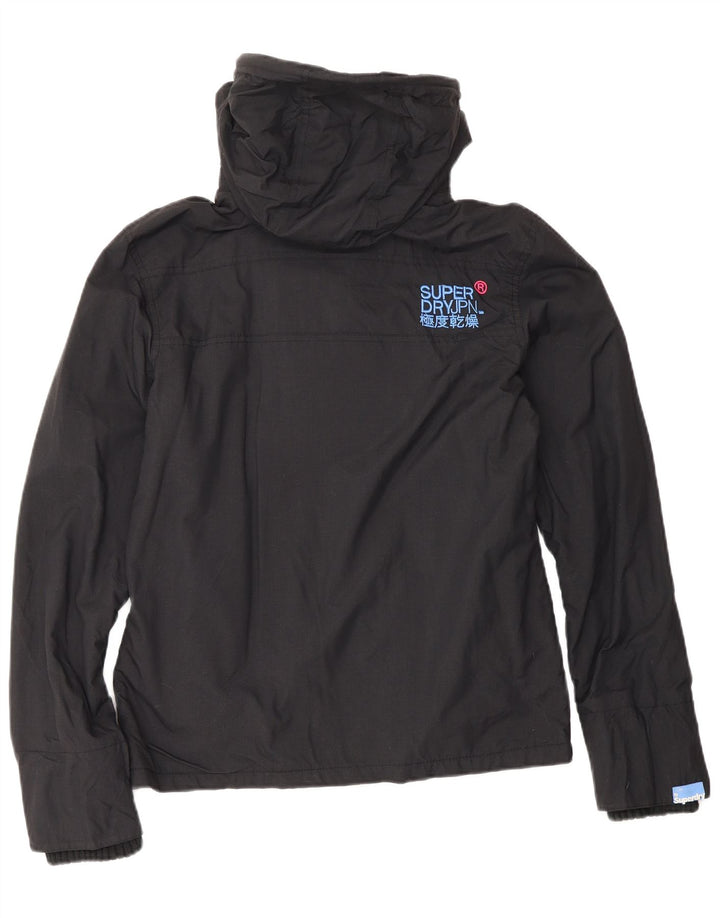 Женская ветровка с графическим рисунком Superdry UK 10, маленькая черная
