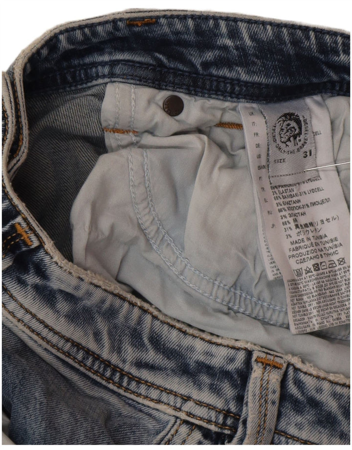 Мужские прямые джинсы Diesel W31 L27, синие, хлопок
