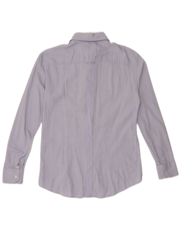 Мужская рубашка DOLCE & GABBANA из хлопка среднего синего цвета