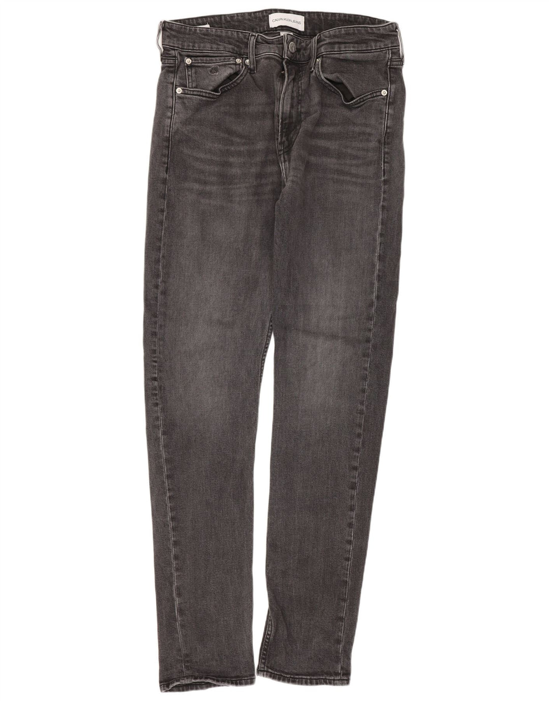 Мужские узкие джинсы Calvin Klein W32 L32, серый хлопок