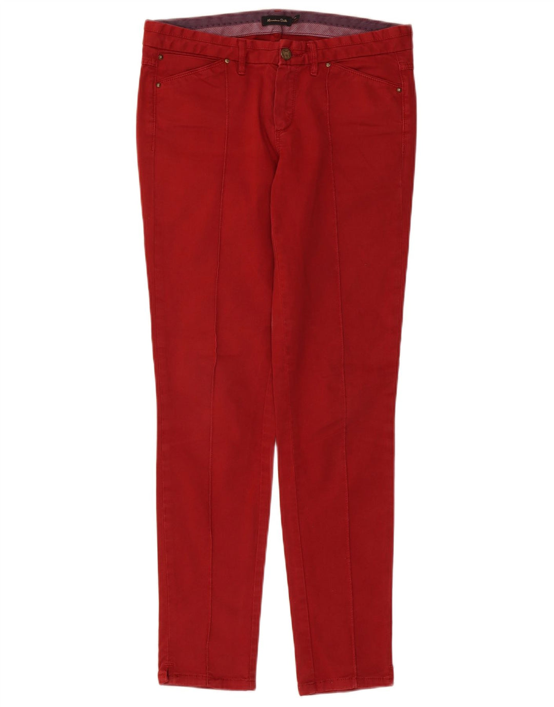 Женские узкие джинсы Massimo Dutti EU 38 Small W28 L30 Красные