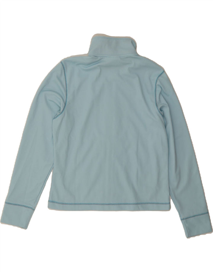ASICS Womens Tracksuit Top Jacket UK 14 Medium Blue Polyester Vintage Asics and Second-Hand Asics from Messina Hembry 