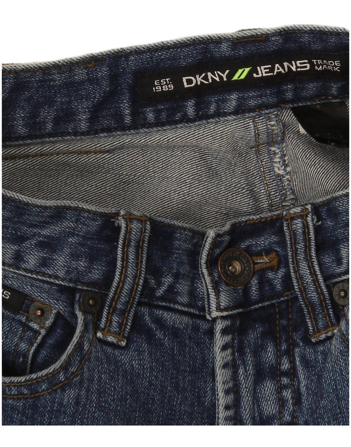 Женские зауженные джинсы Dkny W28 L30 Темно-синие