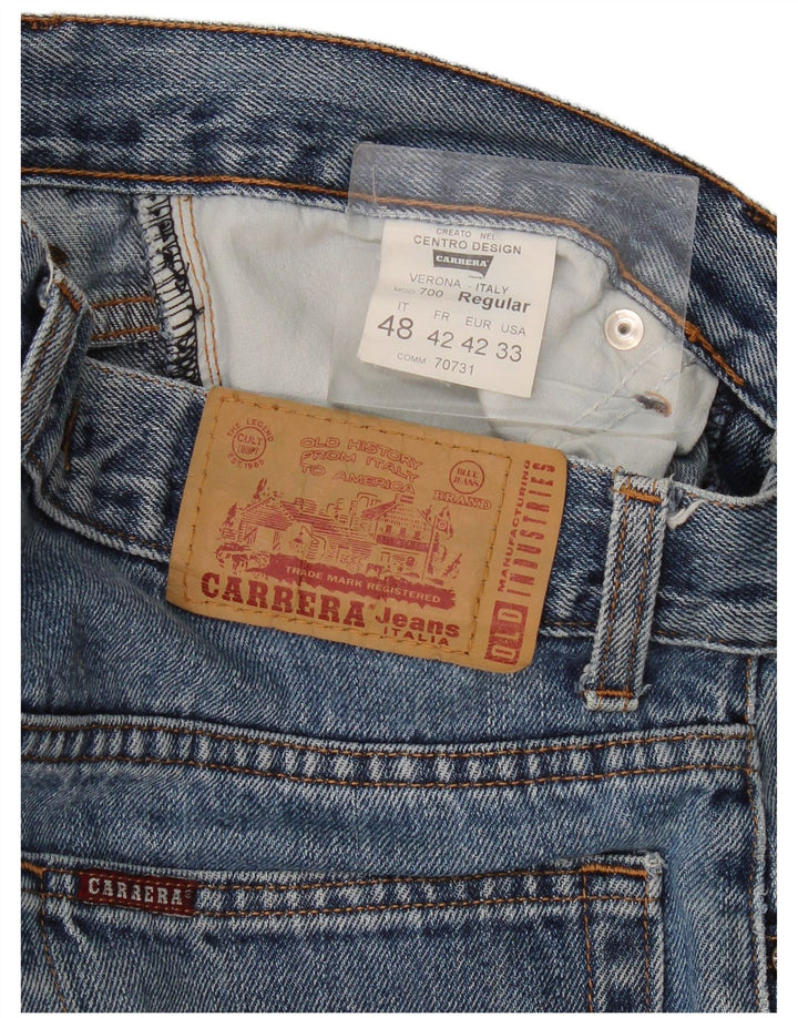Мужские прямые джинсы Carrera 700 W33 L29, синий хлопок