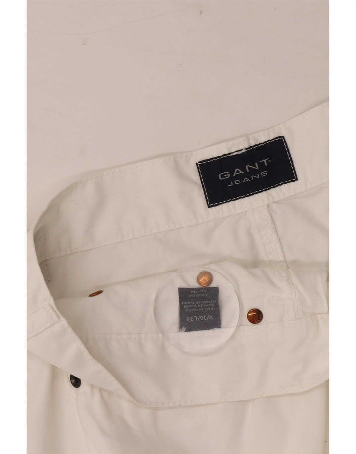 Мужские свободные джинсы Gant W36 L28, белый хлопок