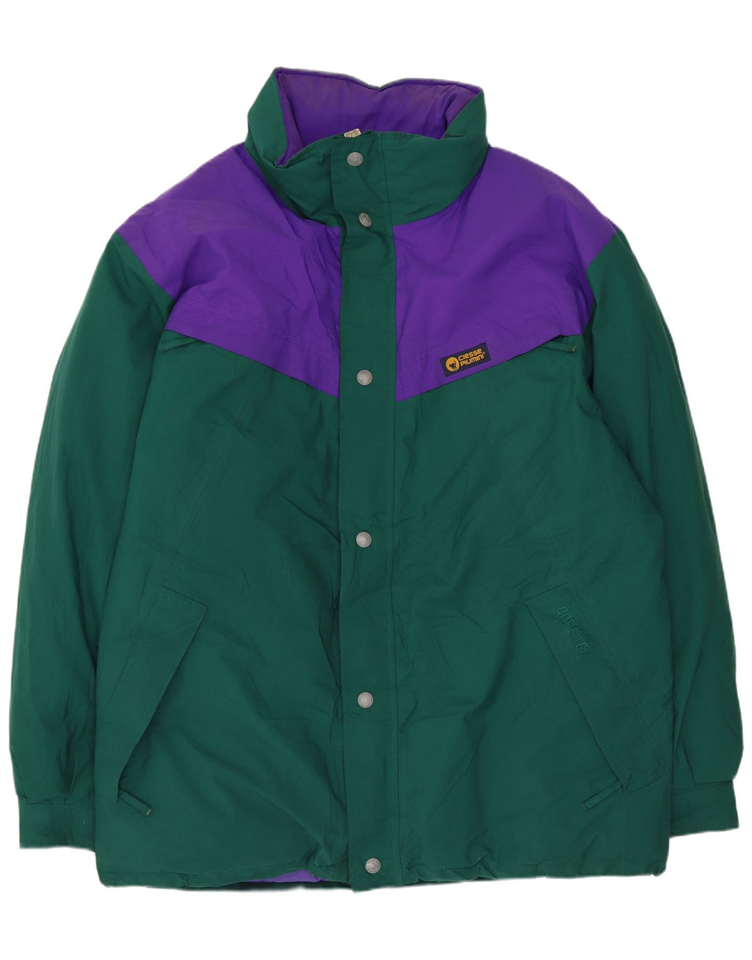 Мужская утепленная куртка Ciesse Piumini IT 54 2XL Зеленый полиэстер с цветными блоками