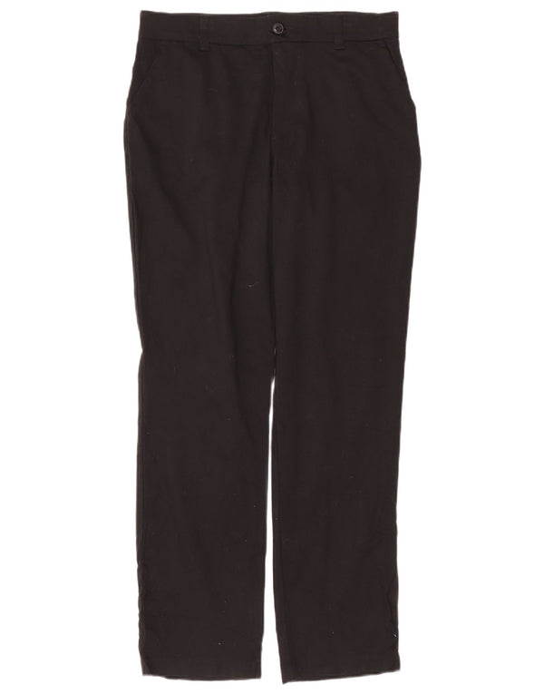 Женские прямые брюки чинос Lee, размер США 10, большой размер W34 L30, черный хлопок