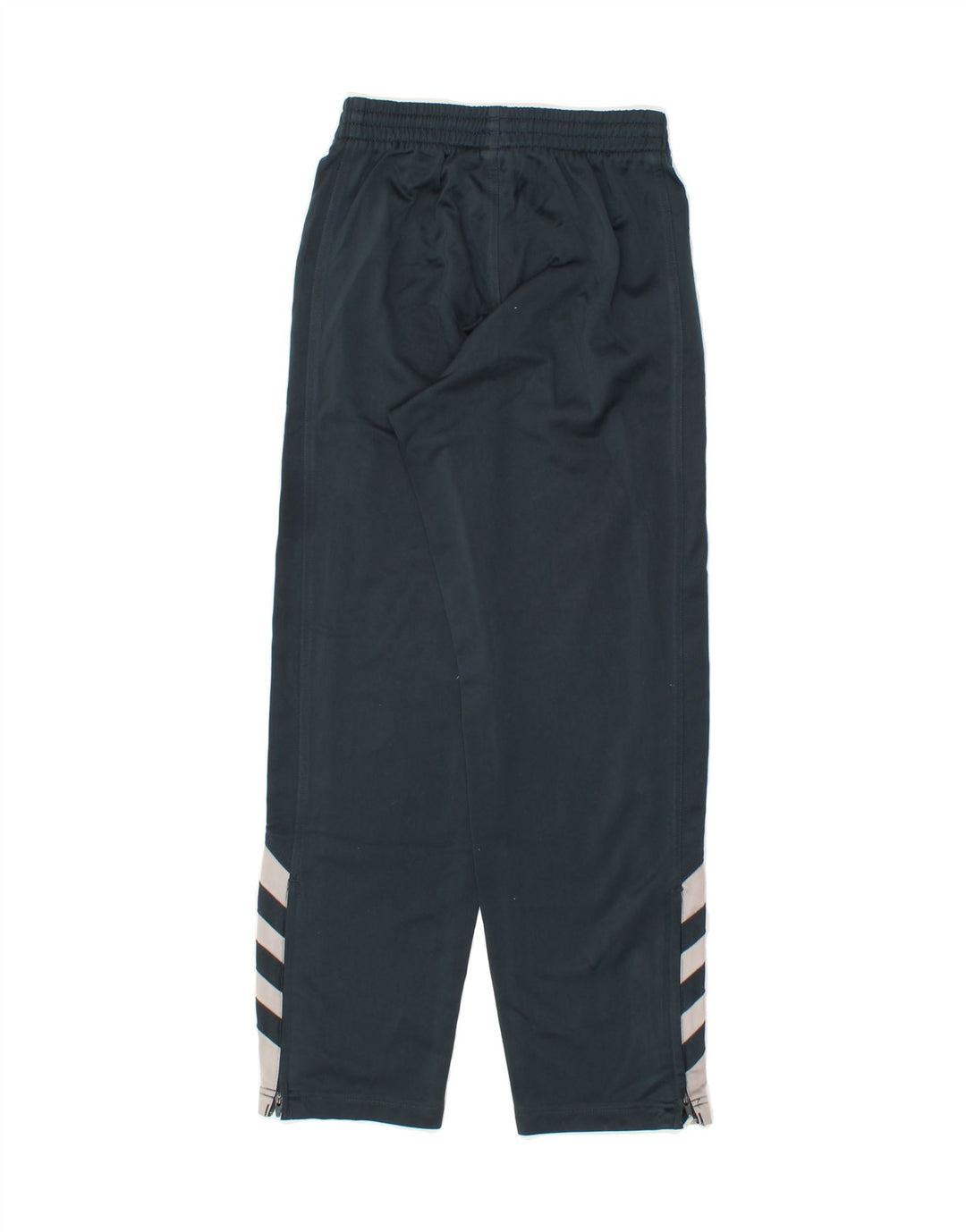 ADIDAS Boys Tracksuit Trousers 9-10 Years Navy Blue Colourblock Polyester Vintage Adidas and Second-Hand Adidas from Messina Hembry 