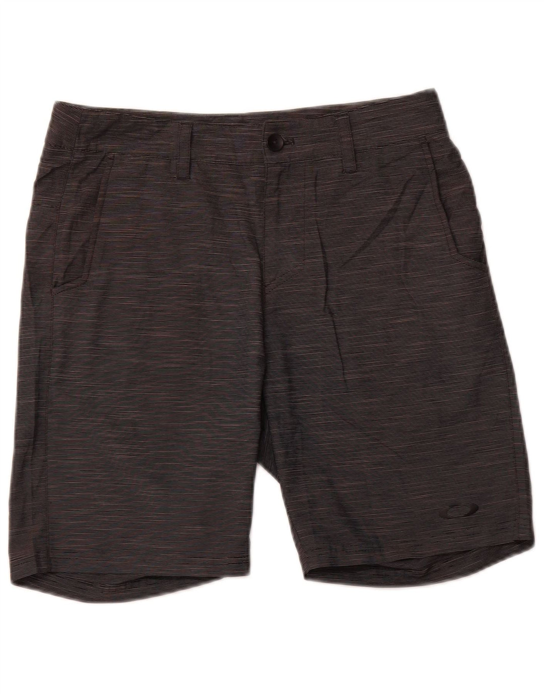 Мужские шорты чинос стандартного кроя Oakley W30, средние серые спортивные полоски в тонкую полоску