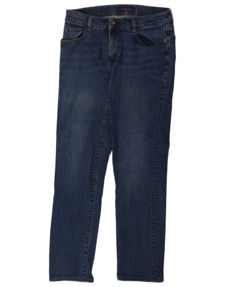 Мужские узкие джинсы Trussardi W33 L30 синие, хлопок