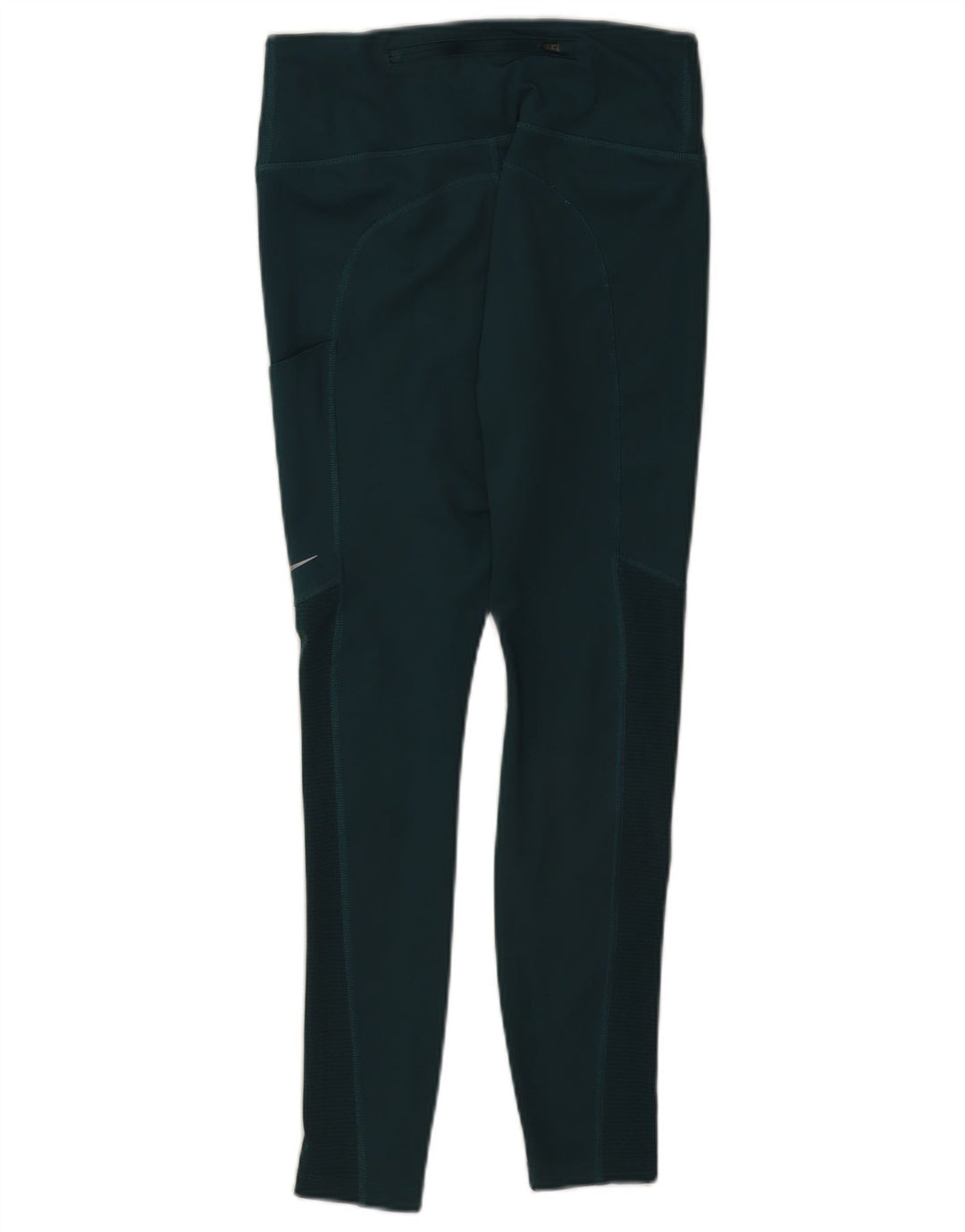 Женские леггинсы с рисунком Nike Dri Fit UK 12, средний зеленый полиэстер