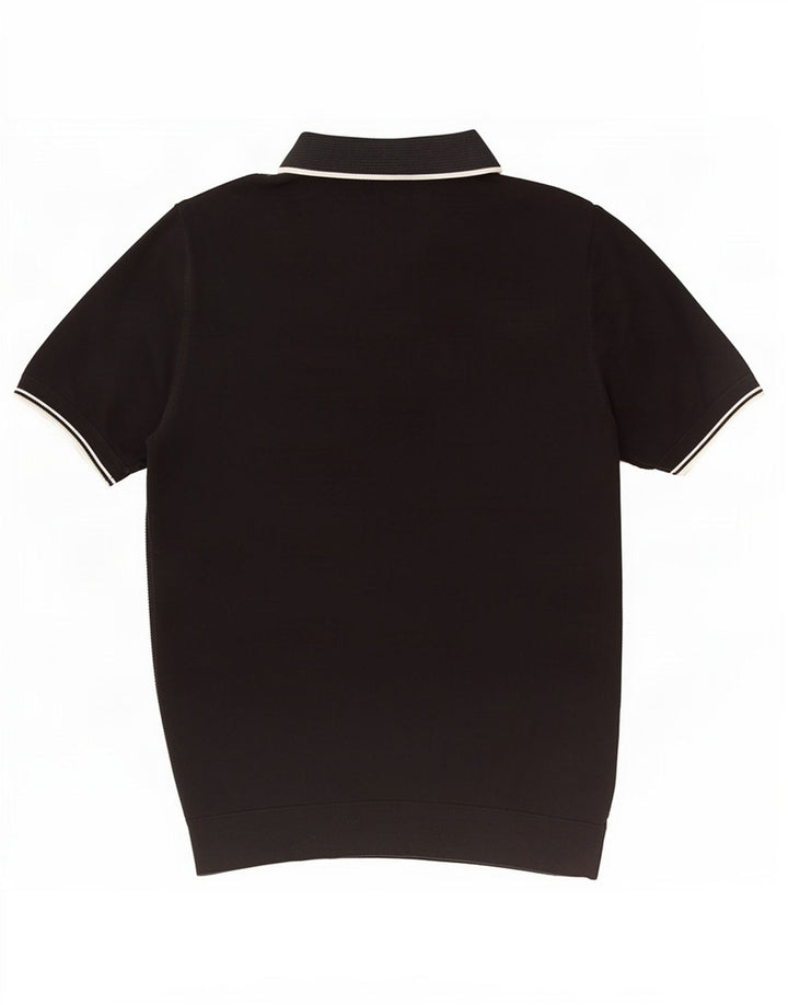 Мужская рубашка поло Fred Perry, большой черный хлопок
