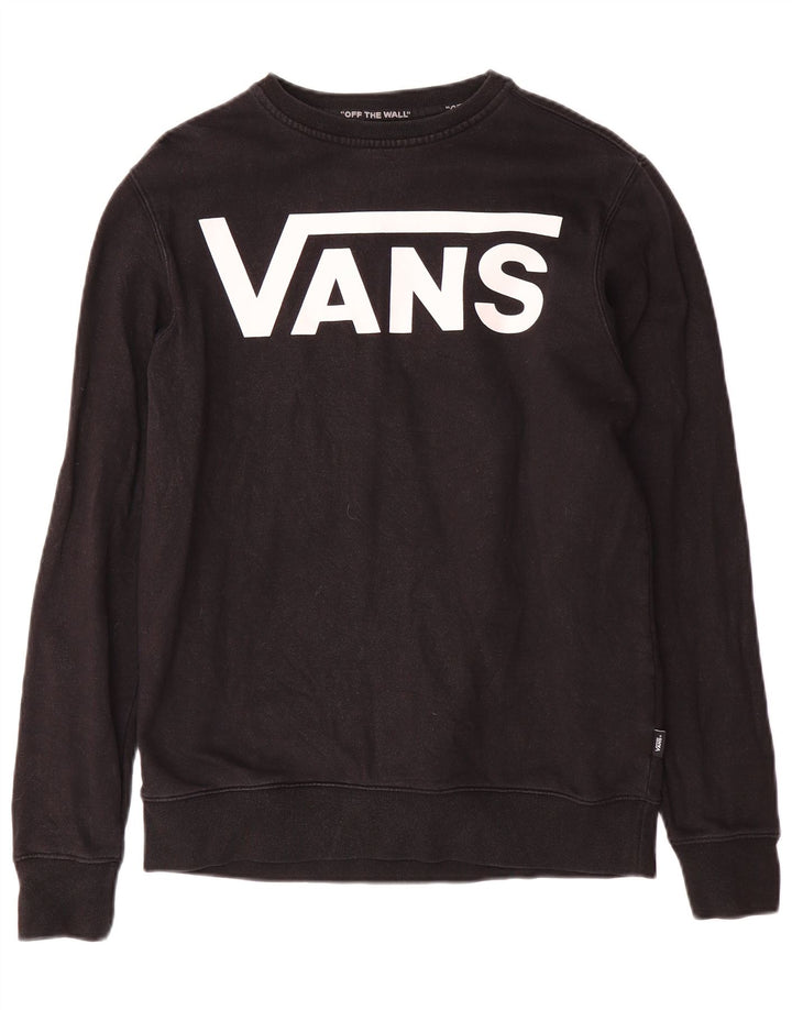 Мужской джемпер с рисунком Vans XS, черный хлопок