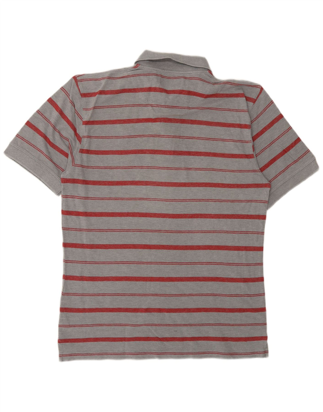 Мужская рубашка-поло TIMBERLAND, хлопковая серая полоска среднего размера