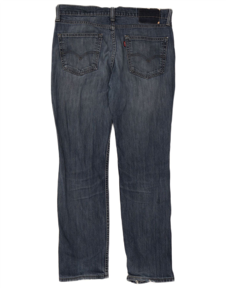 Мужские прямые джинсы Levi's W32 L30 синие, хлопок