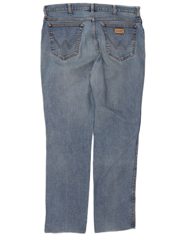 Мужские прямые джинсы Wrangler Texas W38 L34, синий хлопок