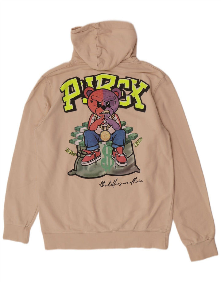 Мужской джемпер с капюшоном Pyrex XL, бежевый, хлопок