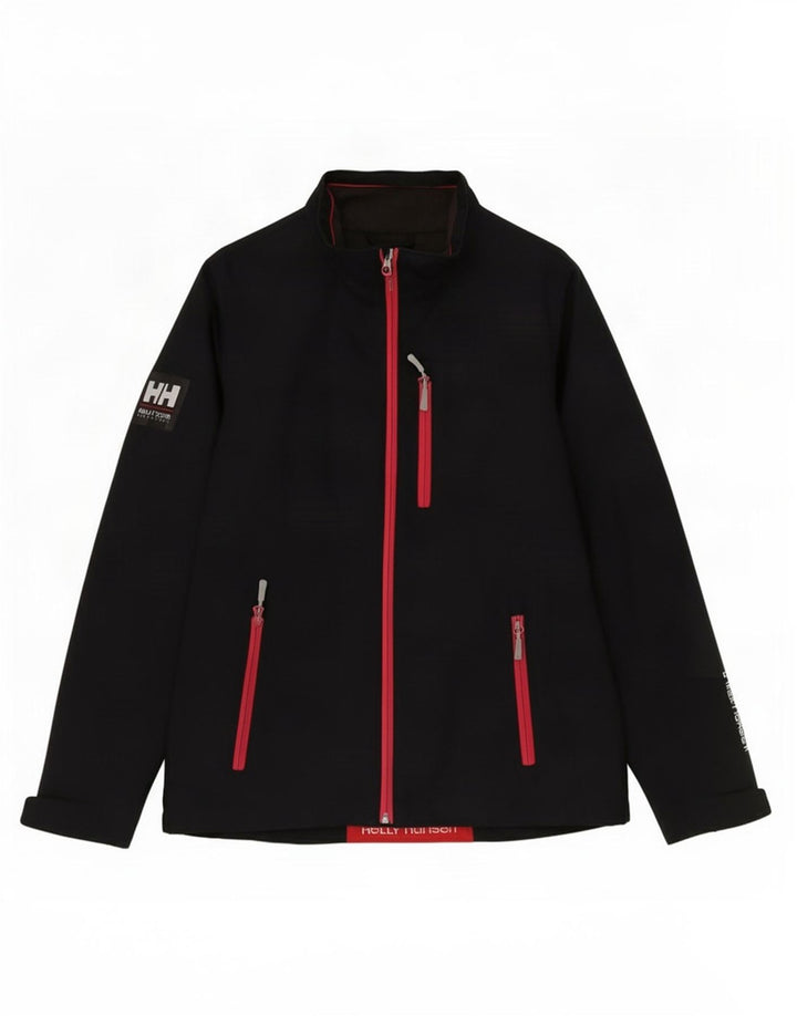 Женская ветровка с графическим рисунком Helly Hansen UK 14, средний черный полиэстер