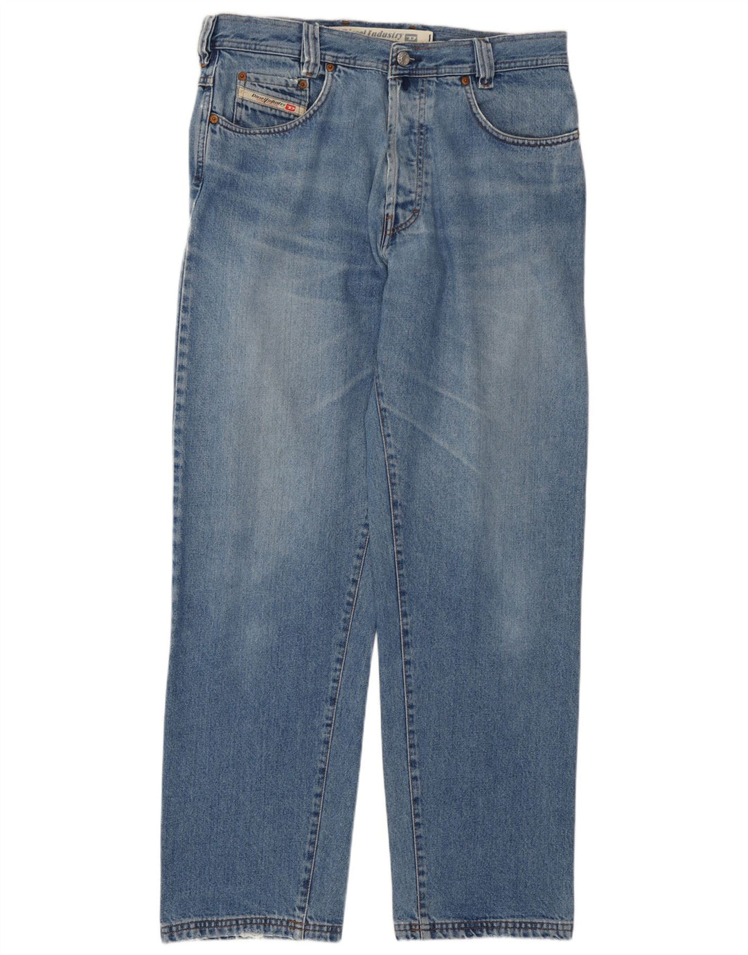 Мужские прямые джинсы Diesel W34 L32 синие