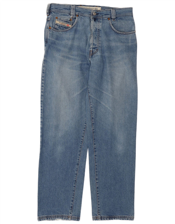 Мужские прямые джинсы Diesel W34 L32 синие