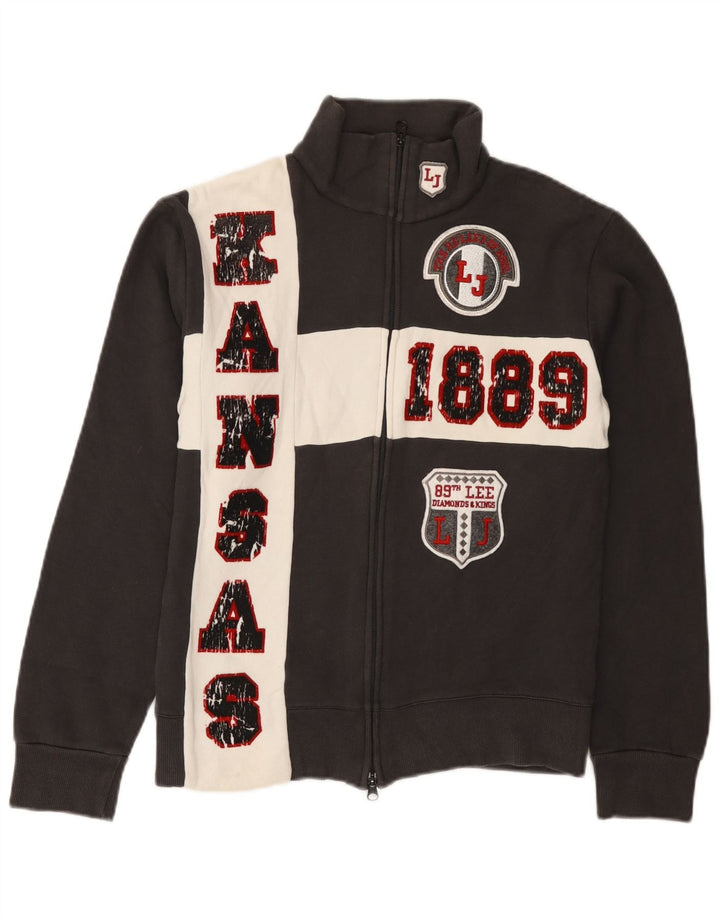 Женский спортивный костюм Lee Kansas Top Jacket UK 12, средний серый цвет с цветными блоками
