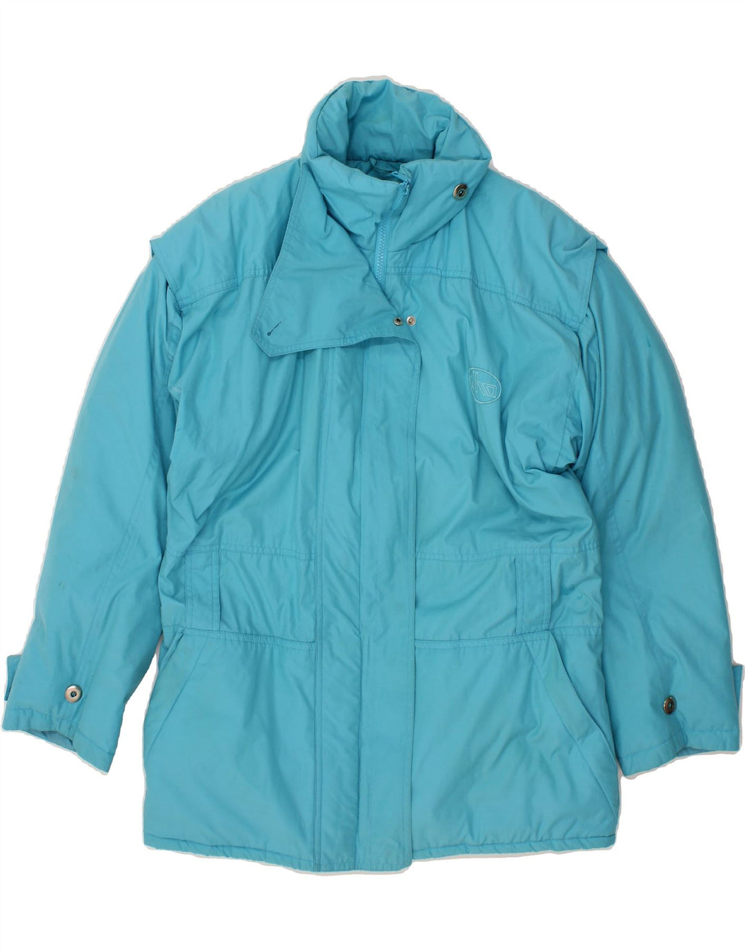 ELHO Womens Padded Jacket EU 40 Medium Blue Polyester Vintage Elho and Second-Hand Elho from Messina Hembry 