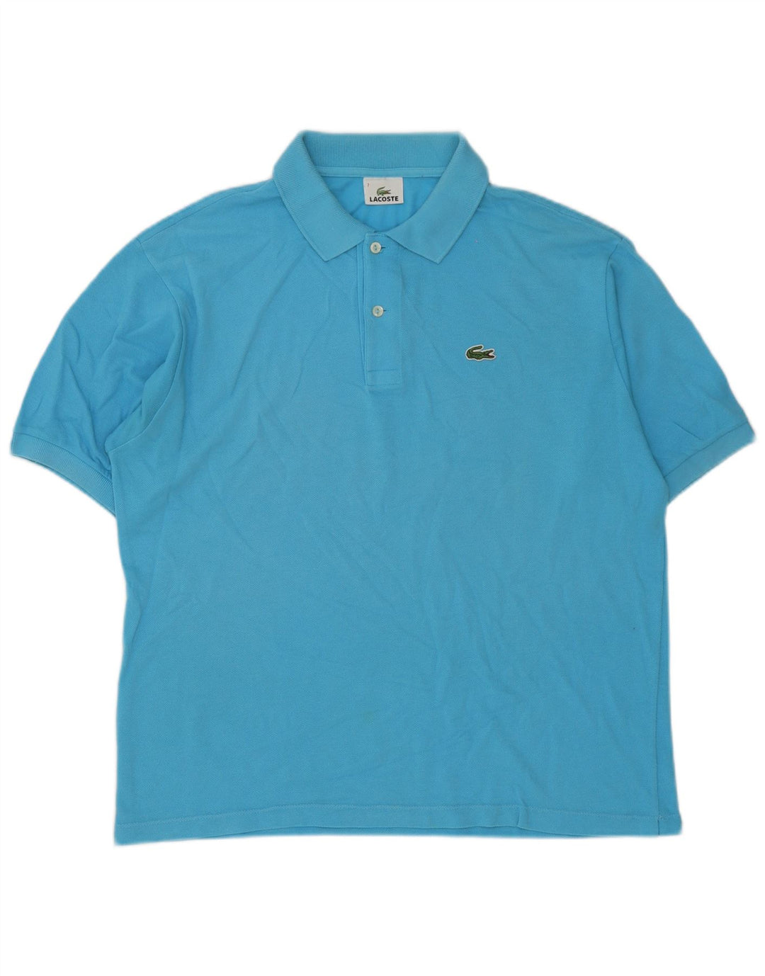 Мужская рубашка-поло Lacoste, размер 7 2XL, синяя